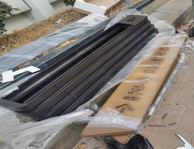 开封开封停车场不锈钢灯箱